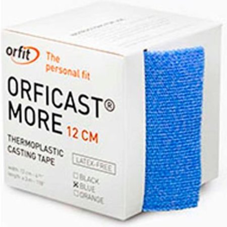 FABRICATION ENTERPRISES Orfit® Orficast„¢ More Thermoplastic Tape, 5" Width x 9 ft. Length, Blue, 1 Roll 24-5611-1